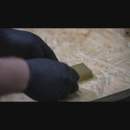 Klingelschild | Türschild | Namensschild | Haustür | Briefkasten | personalisiert | Messing | Metall | poliert & oberflächenveredelt | gold