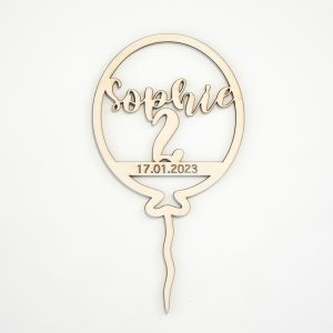 Caketopper Kuchenstecker Kuchendeko Geburtstagsdeko personalisiert